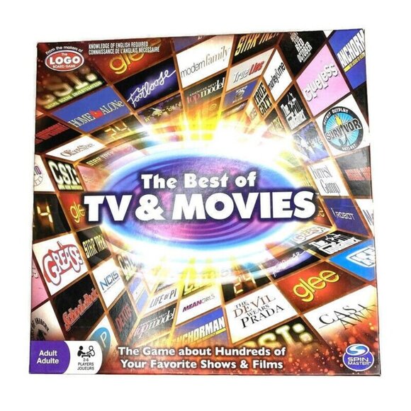 Spin Master Logo Board Game Best of TV & Movies B - Picture 1 of 6